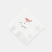 Flamingo Baby shower Servetten (Hoek)