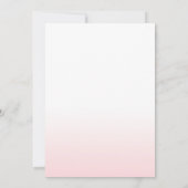 Flamingo Baby shower-uitnodiging Tropisch Kaart (Achterkant)