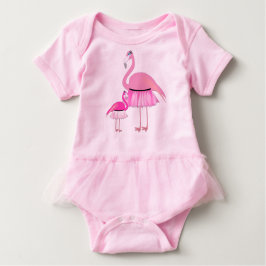 Flamingo Baby Tutu Bodysuit