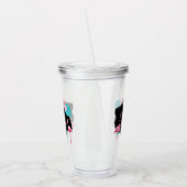 Flamingo Bachelorette Bridal Flock ID930 Acryl Drinkbeker (Links)