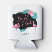 Flamingo Bachelorette Bridal Flock ID930 Blikjeskoeler (Achterkant)