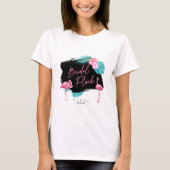 Flamingo Bachelorette Bridal Flock ID930 T-shirt (Voorkant)