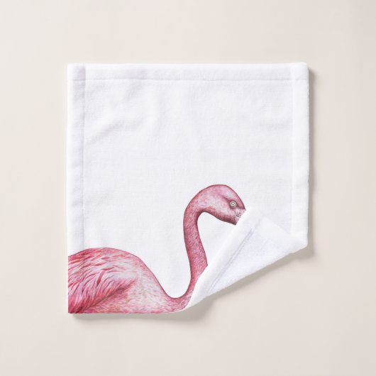 Flamingo Bad Handdoek (Wasdoekje)