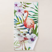 Flamingo Badhanddoek (Badhanddoek)