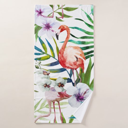 Flamingo Badhanddoek (Badhanddoek)