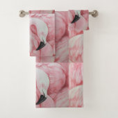 Flamingo badhanddoeken bad handdoek (Insitu)