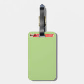 Flamingo Bagagelabel (Achterkant verticaal)