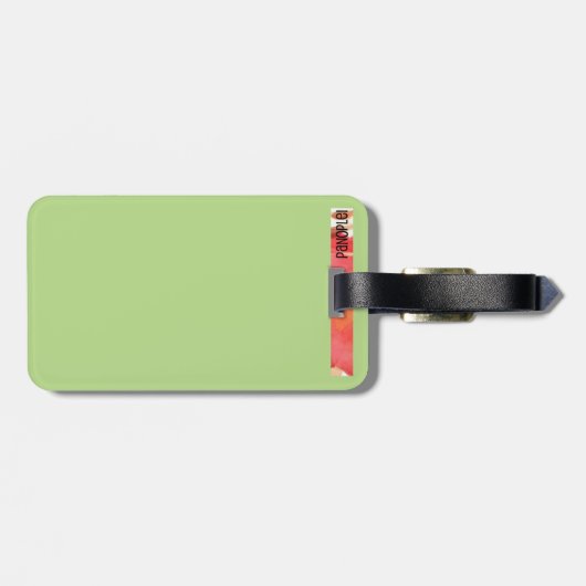 Flamingo Bagagelabel (Achterkant horizontaal)