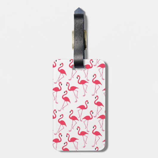 Flamingo Bagagelabel (Achterkant verticaal)