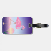 Flamingo Bagagelabel (Achterkant horizontaal)