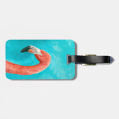 Flamingo Bagagelabel (Achterkant horizontaal)