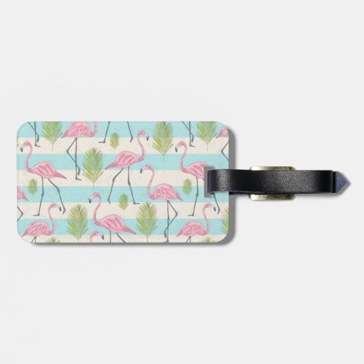 Flamingo Bagagelabel (Achterkant horizontaal)
