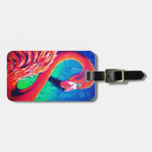 FLAMINGO-bagagelabel Bagagelabel (Voorkant horizontaal)