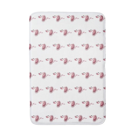 Flamingo Ballet Dancer Badmat (Voorkant Verticaal)