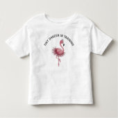 Flamingo Ballet Dancer Kinder Shirts (Voorkant)