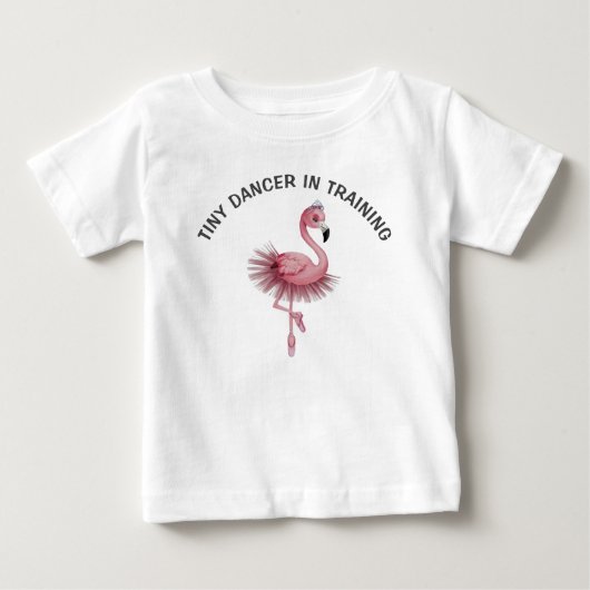 Flamingo Balletdanser Peuter T-shirt (Voorkant)