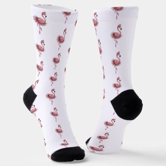 Flamingo Balletdanser Sokken (Gebogen)