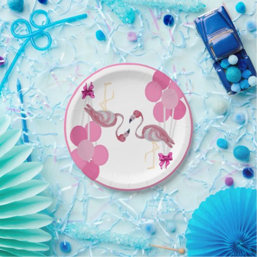 Flamingo Balloons Party Bord (Feest)