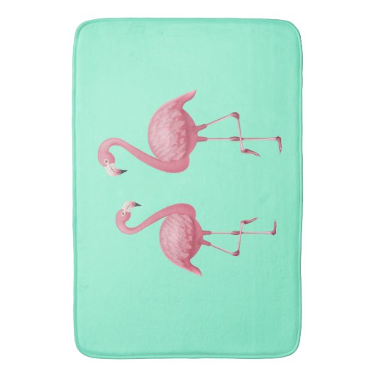 Flamingo Bath Mat (Voorkant Verticaal)