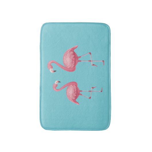 Flamingo Bath Mat (Voorkant Verticaal)