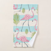 Flamingo Bath Towel Set Bad Handdoek (Handdoek)