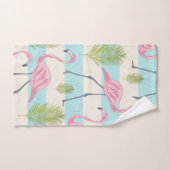 Flamingo Bath Towel Set Bad Handdoek (Handdoek)