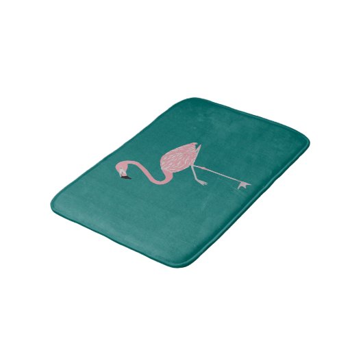 Flamingo Bathmat Badmat (Gekanteld)