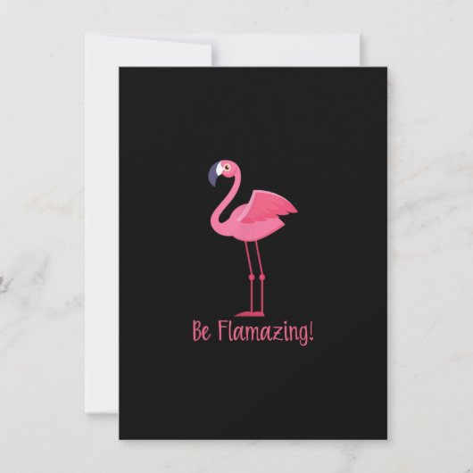 Flamingo Be Flamazing Kaart (Voorkant)