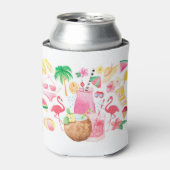 Flamingo Beach Lover Cooler (Blikje Voorkant)