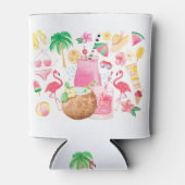 Flamingo Beach Lover Cooler (Voorkant)