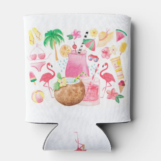Flamingo Beach Lover Cooler (Achterkant)
