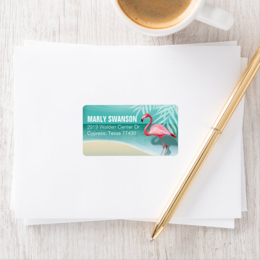 Flamingo Beach Mailing | Aqua Etiket (Insitu)