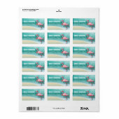 Flamingo Beach Mailing | Aqua Etiket (Full Sheet)