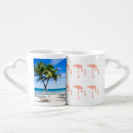 Flamingo Beach Palm Personaliseer Destiny's Loversmokken