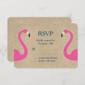 Flamingo Beach RSVP (Voorkant / Achterkant)