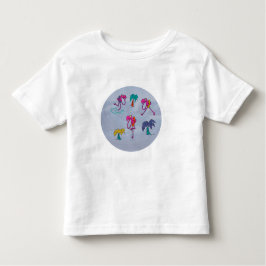 Flamingo Beach Toddler T Shirt