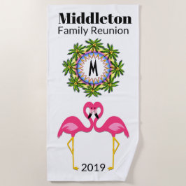 Flamingo Beach Towel Strandlaken