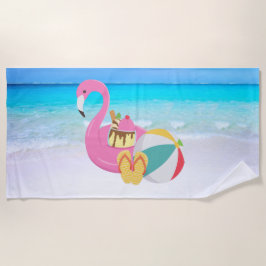 Flamingo Beach Towel Strandlaken