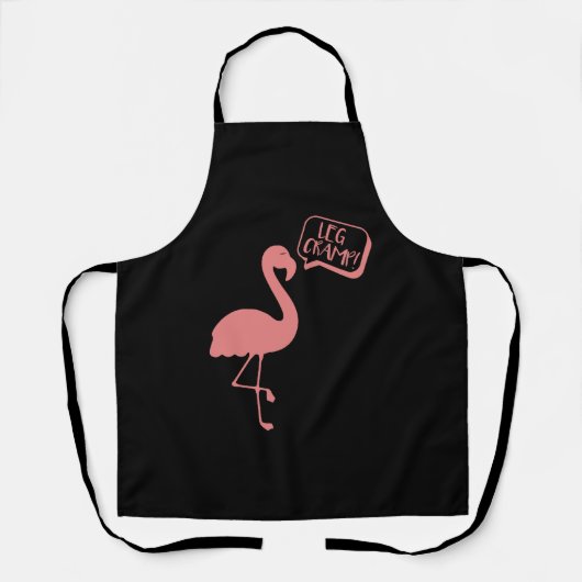 Flamingo-beenkramp Schort (Voorkant)