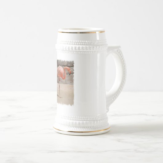 Flamingo Beer Stein Bierpul (Voorkant rechts)
