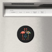 Flamingo | Begrijp liefdesautisme Flamingo Magneet (Insitu (Vaatwasser))