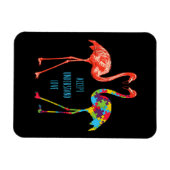 Flamingo | Begrijp liefdesautisme Flamingo Magneet (Horizontaal)