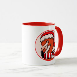 Flamingo Bells Kerstmis Mok