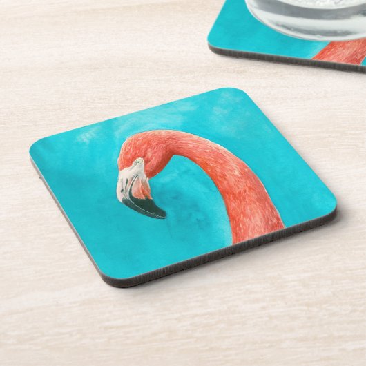 Flamingo Bier Onderzetter (Linkerzijde)