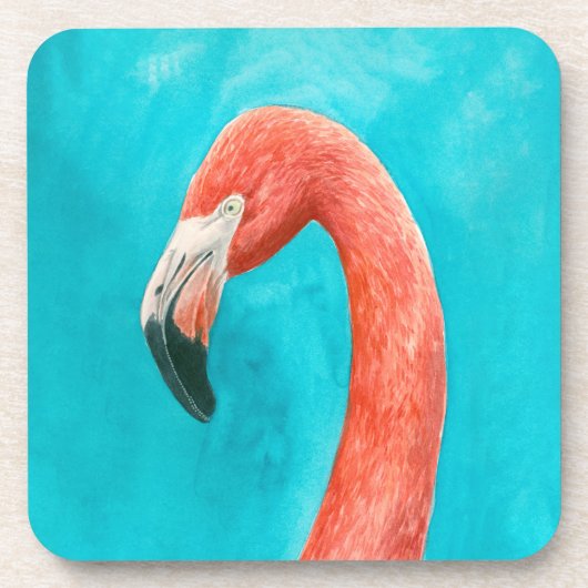 Flamingo Bier Onderzetter (Voorkant)