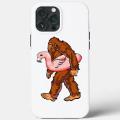 Flamingo Bigfoot Case-Mate iPhone Case (Achterkant)