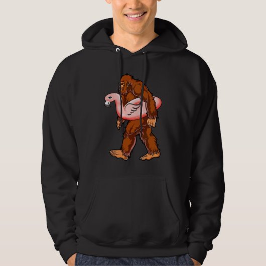 Flamingo Bigfoot Hoodie (Voorkant)