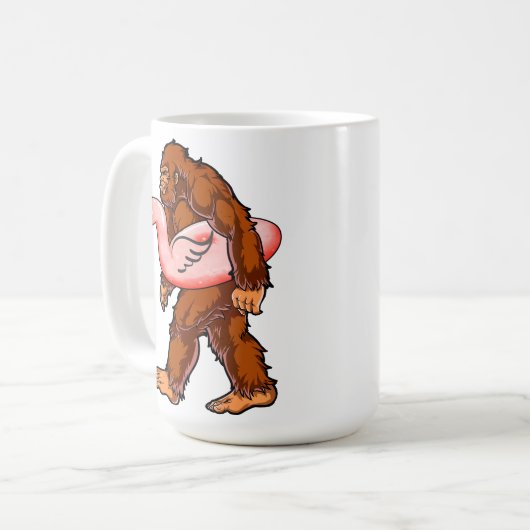 Flamingo Bigfoot Koffiemok (Voorkant links)