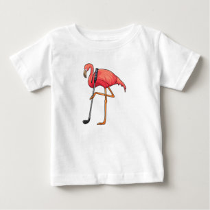 Flamingo bij Golf met Golfclub