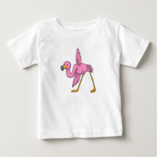Flamingo bij Yoga Stretching